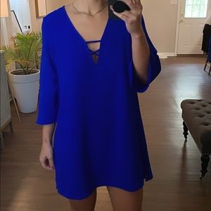 Blue Shift Dress